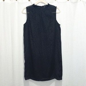 XXI Sleeveless Cheetah Black Dress